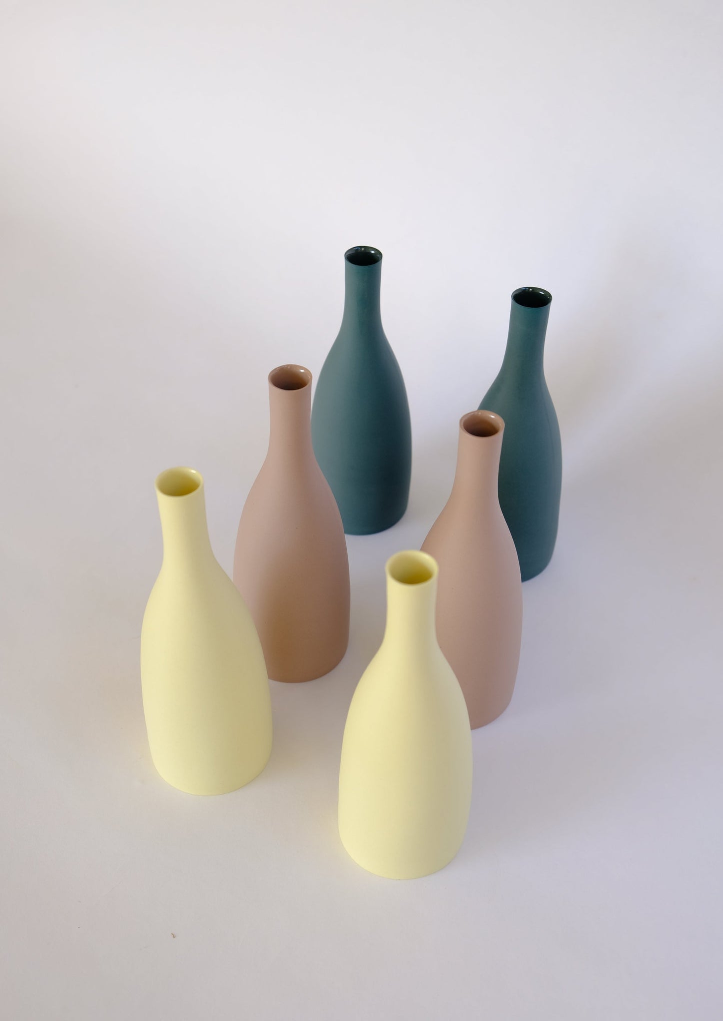 SOLIFLORE - "BOUTEILLE À SAKÉ" - VIEUX ROSE